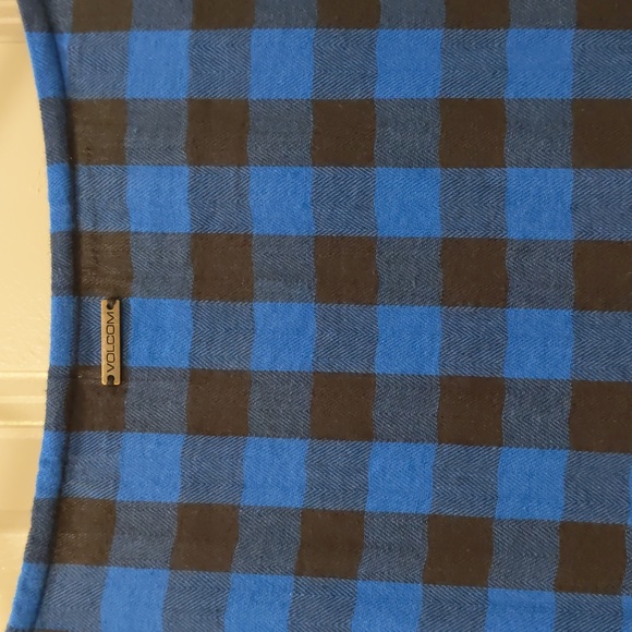 NWOT Volcom Buffalo Plaid Babydoll Dress - Picture 11 of 11